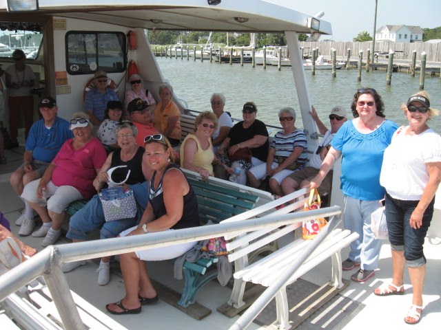 A Happy Group After A Tour On The Sawyer