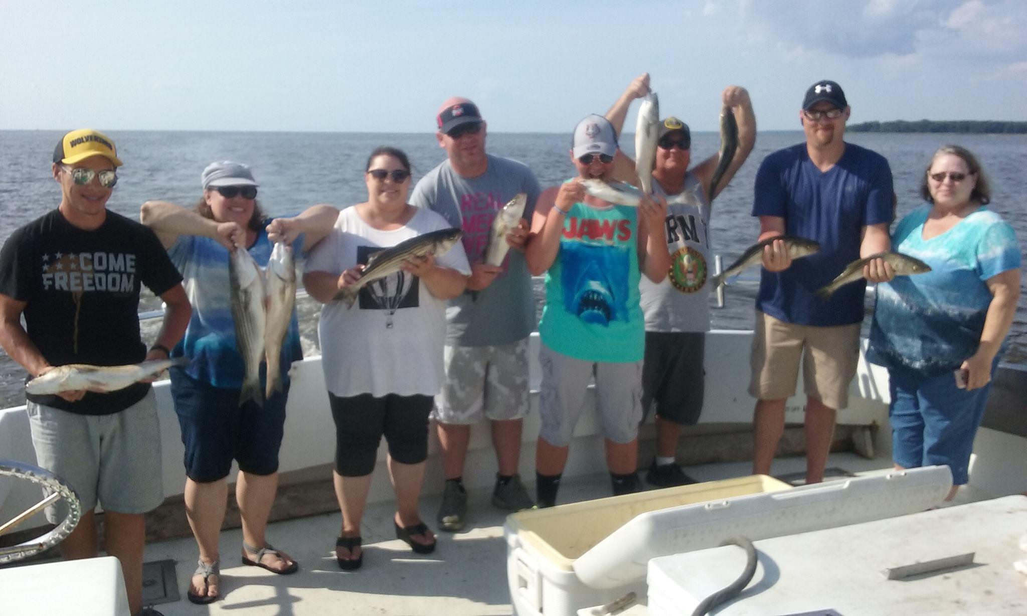 Chesapeake Bay Fishing Action on Friday the 13th!