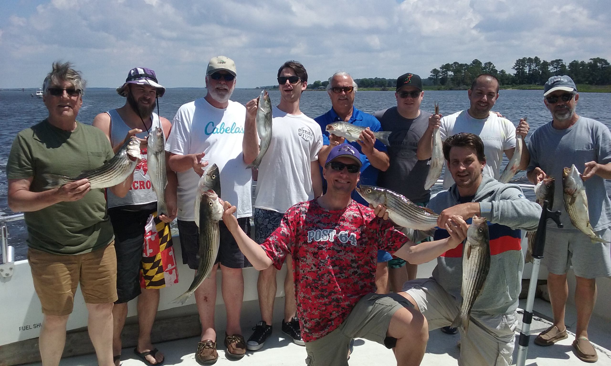 Chumming for Chesapeake Bay Rockfish!