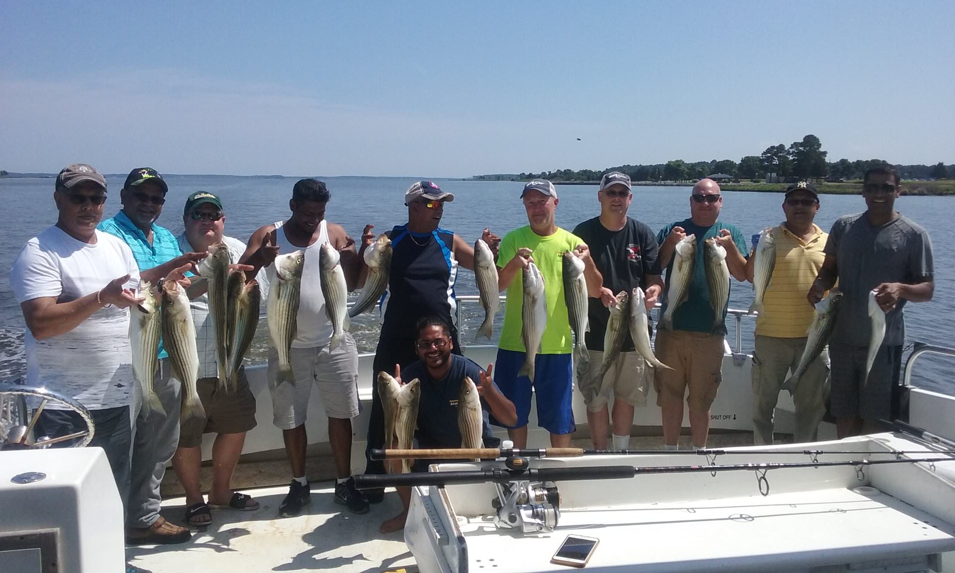 Pretty Rockfish on the Chesapeake Bay!