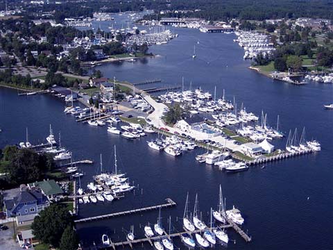 Aerial View of Solomons Island