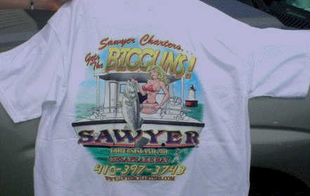 Get your very own Sawyer Charters T-Shirt!!